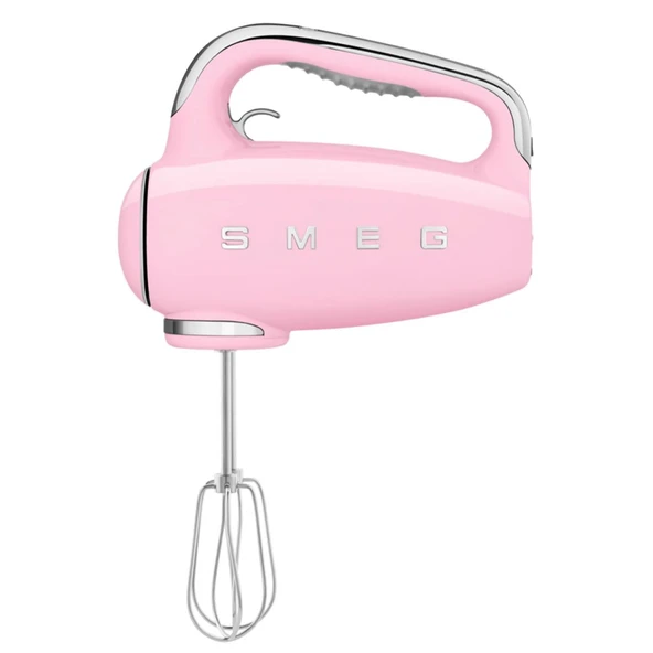 SMEG Pink 50s Retro Style Elektrikli El Mixer Dough Hooks, Beaters Setleri ve Whisks Setleri ürün görseli 1