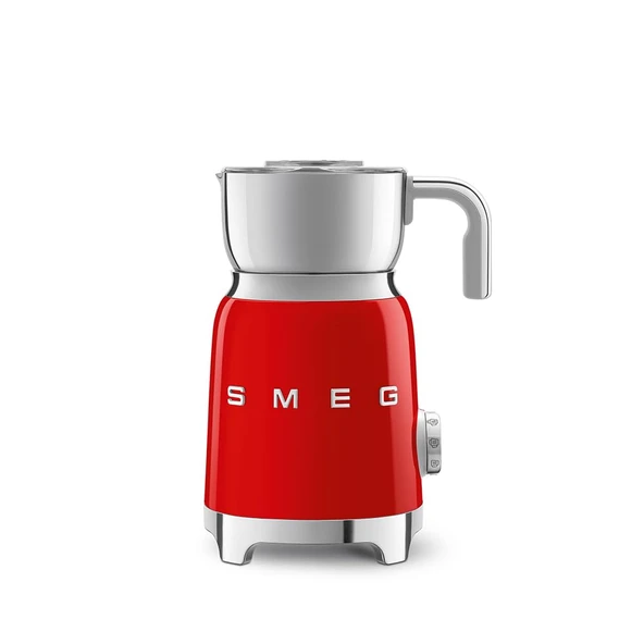 Smeg, çok fonksiyonlu süt köpürtücü MFF11RDEU, indüksiyon sistemli, 6 önceden ayarlanmış program, manuel fonksiyon, 600 ml çıkarılabilir sürahi, ölçüm kapağı, entegre zarf, 500W, kırmızı ürün görseli 1
