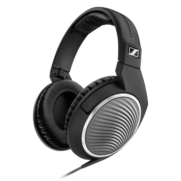 Sennheiser HD471G, doğal stereo sesli, kapalı, dairesel kulaklık, siyah ürün görseli 1