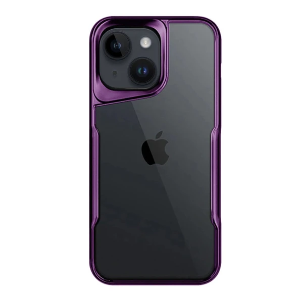 Apple İphone 15 Kılıf Boyi Silikon Kapak - Derin Mor ürün görseli 1