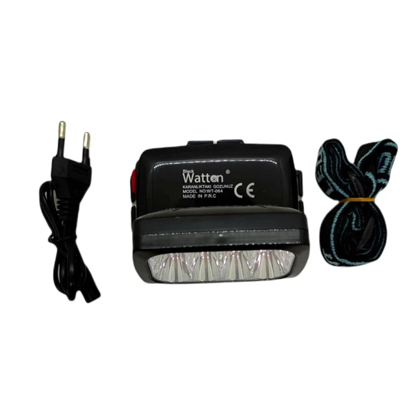 12 Ledli Güçlü Şarjlı Kafa Lambası WT-064 - Resim 4