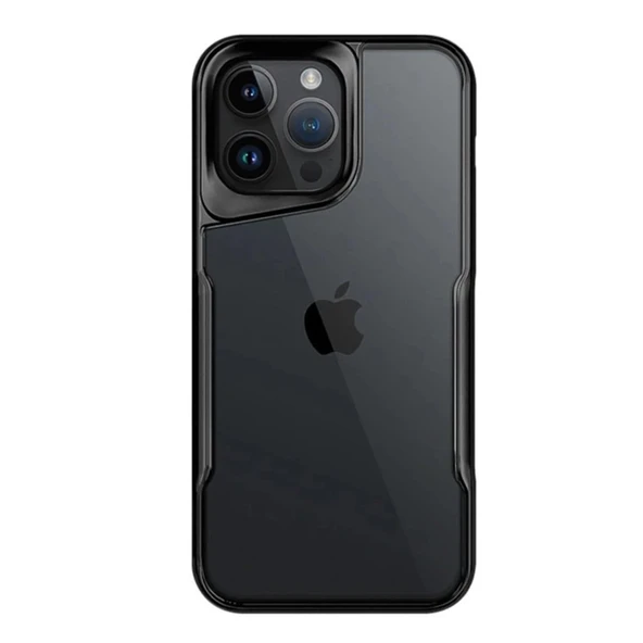 Apple İphone 15 Pro Kılıf Boyi Silikon Kapak - Siyah ürün görseli 1
