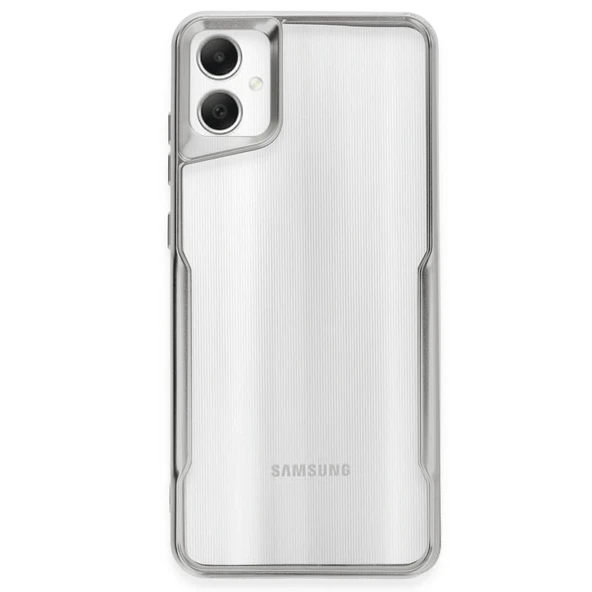 Samsung Galaxy A05 Kılıf Boyi Silikon Kapak - Gümüş ürün görseli 1
