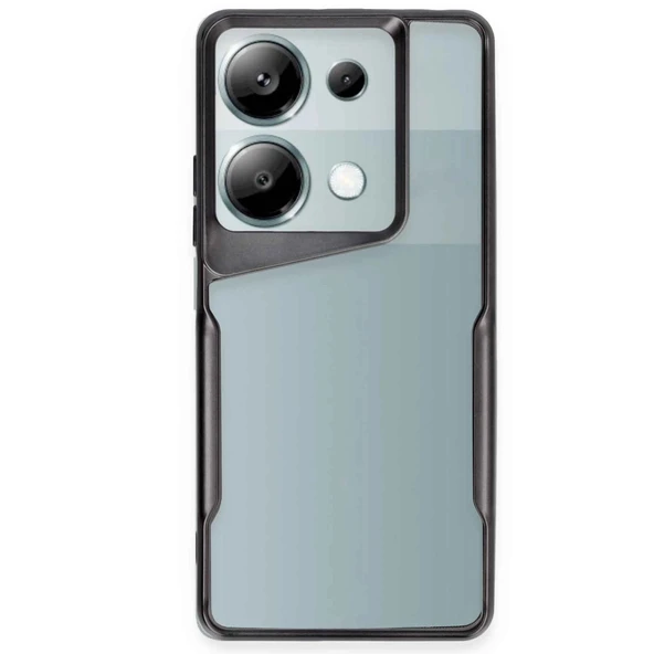 Xiaomi Redmi Note 13 Pro 4g Kılıf Boyi Silikon Kapak - Siyah ürün görseli 1