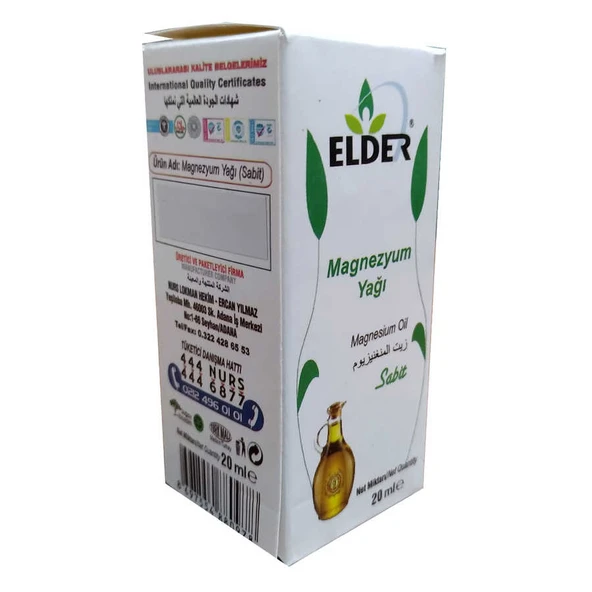 Elder Magnezyum Yağı 20 ML - Resim 5