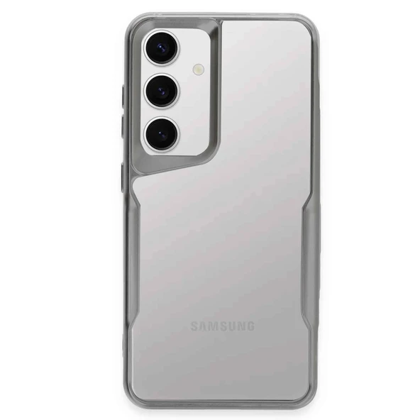 Samsung Galaxy S24 Kılıf Boyi Silikon Kapak - Gümüş ürün görseli 1