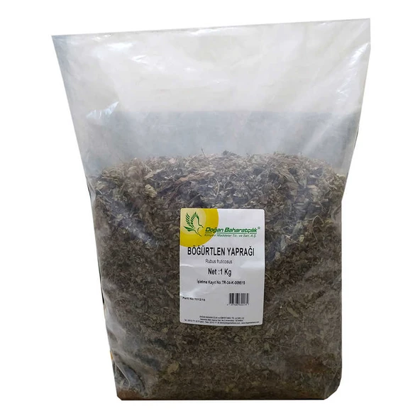 Doğal Böğürtlen Yaprağı 1000 Gr Paket ürün görseli 1