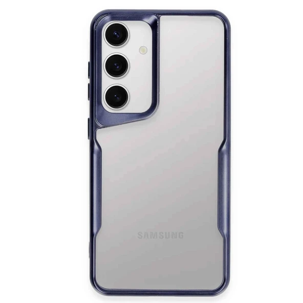 Samsung Galaxy S24 Kılıf Boyi Silikon Kapak - Lacivert ürün görseli 1