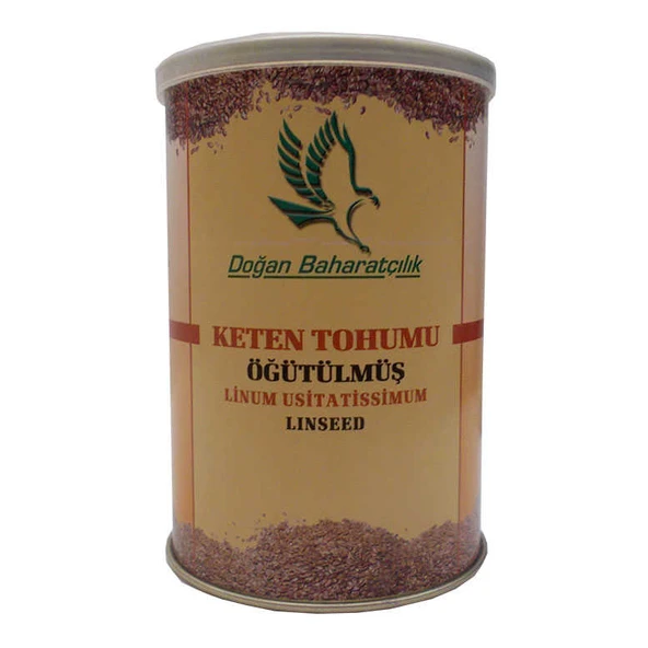 Keten u Öğütülmüş Doğal 150 Gr Teneke Kutu ürün görseli 1