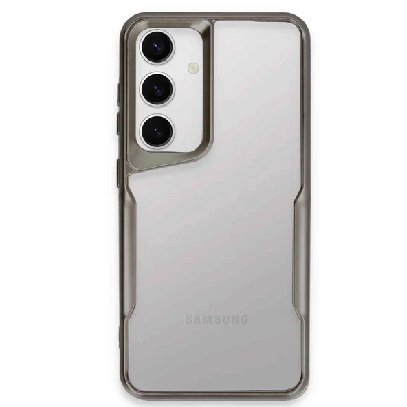 Samsung Galaxy S24 Kılıf Boyi Silikon Kapak - Titan Gri ürün görseli 1