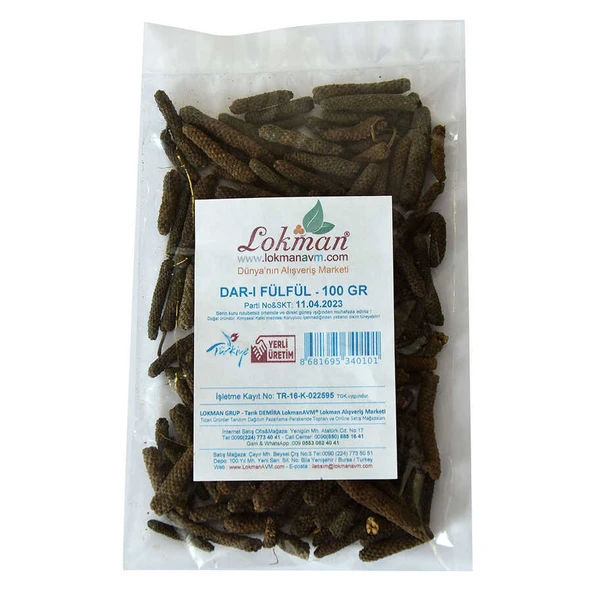 Doğal Darı Fülfül - Uzun Biber 100 Gr Paket - Resim 2