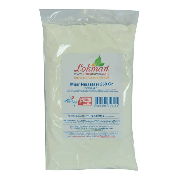 Mısır Nişastası 250 Gr Paket - Resim 2