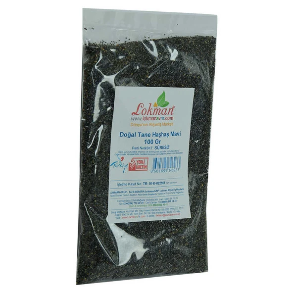 Haşhaş u Tane Doğal Mi 100 Gr Paket - Resim 3