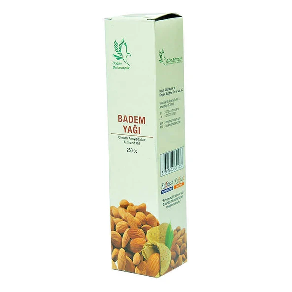 Badem Yağı Cam Şişe 250 cc - Resim 2