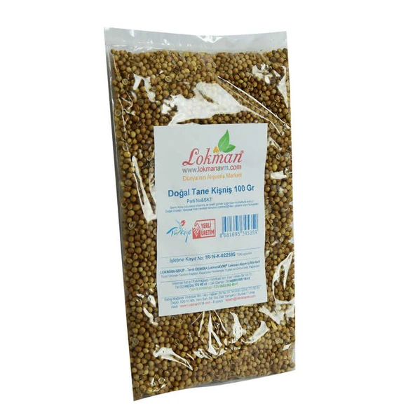 Kişniş Doğal Tane 100 Gr Paket - Resim 4
