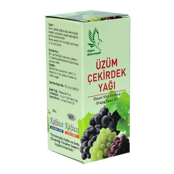Üzüm Çekirdeği Yağı 20 cc - Resim 4