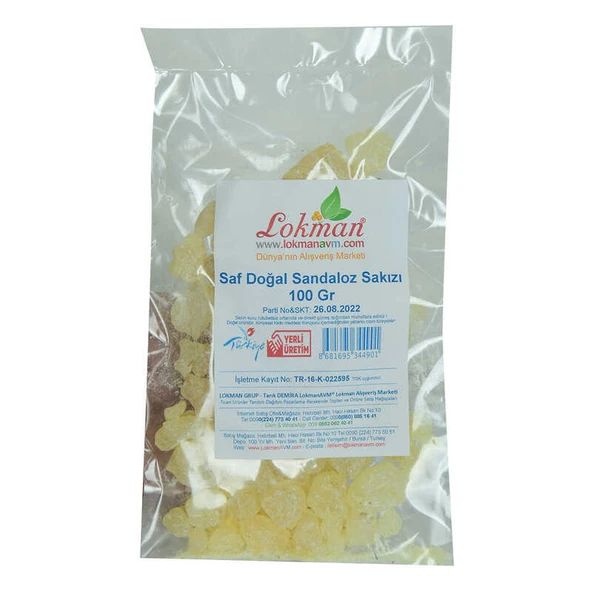 Sandz Sakızı Doğal 100 Gr Paket - Resim 2