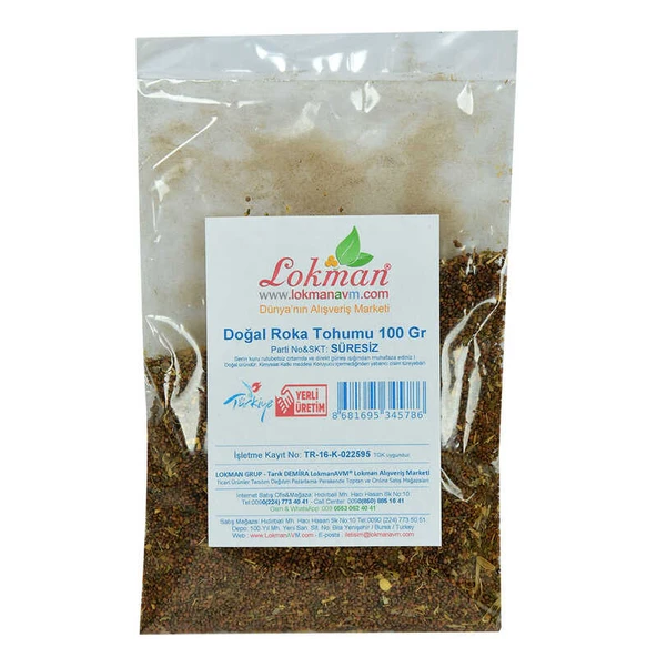 Doğal Roka u 100 Gr Paket - Resim 2