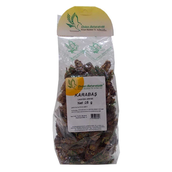 Doğal Karabaş Otu Çiçeği 25 Gr Paket ürün görseli 1