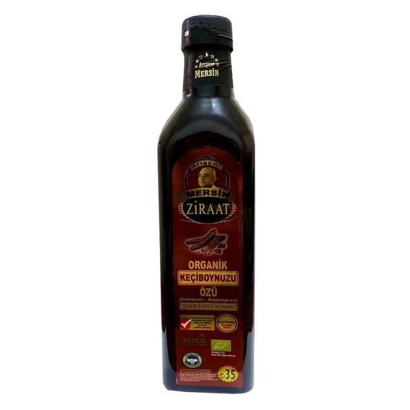 Keçiboynuzu Özü Harnup Özü Organik Cam Şişe 700 Gr ürün görseli 1
