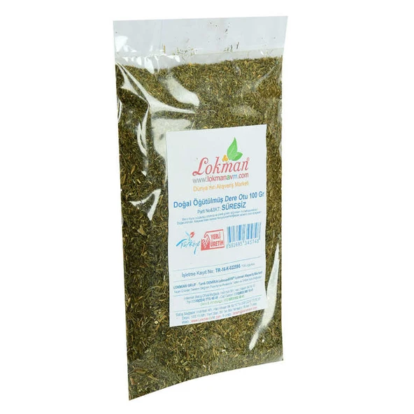 Dere Otu Öğütülmüş Doğal 100 Gr Paket - Resim 4