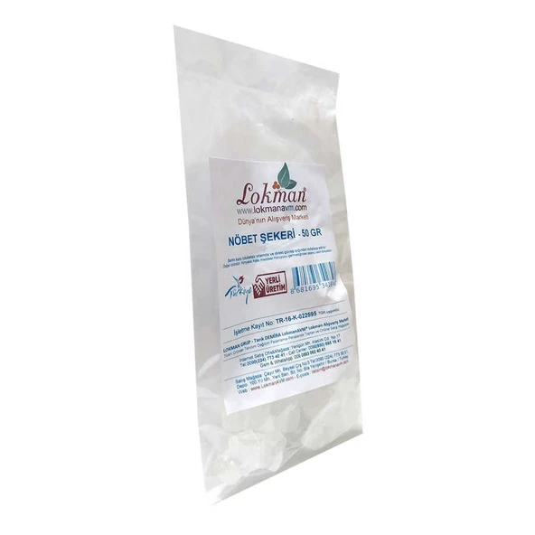 Doğal Nöbet Şekeri 50 Gr Paket - Resim 4
