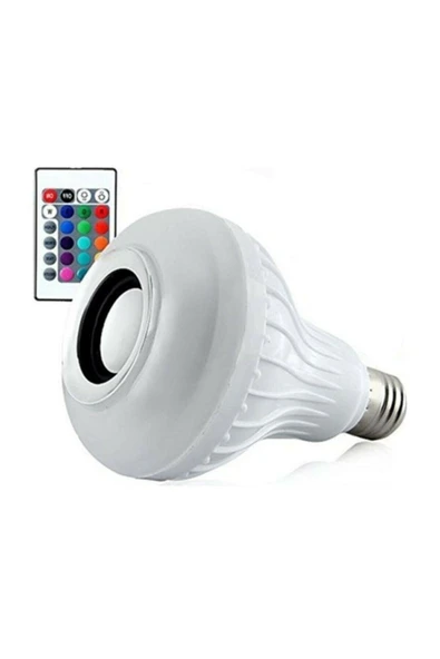 Kumandalı Bluetooth Disco Ampul RGB - Resim 3