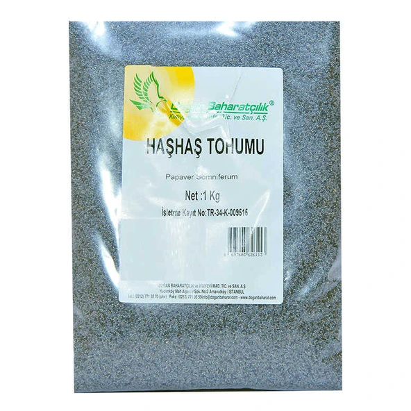 Haşhaş u Tane Doğal Mi 1000 Gr Paket - Resim 2