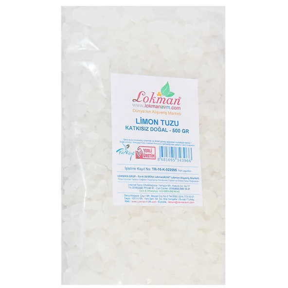 Limon Tuzu Granül Çakıl 500 Gr Paket - Resim 2