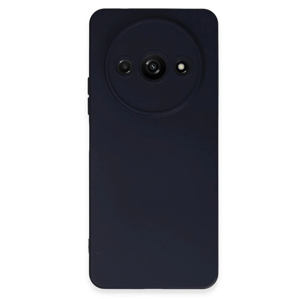 Xiaomi Redmi A3 4g Kılıf Nano İçi Kadife Silikon - Lacivert ürün görseli 1