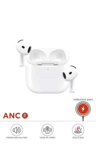 Bluetooth Kulaklık Kulak İçi Anc Kablosuz Kulaklık GO2 Beyaz ürün görseli 1