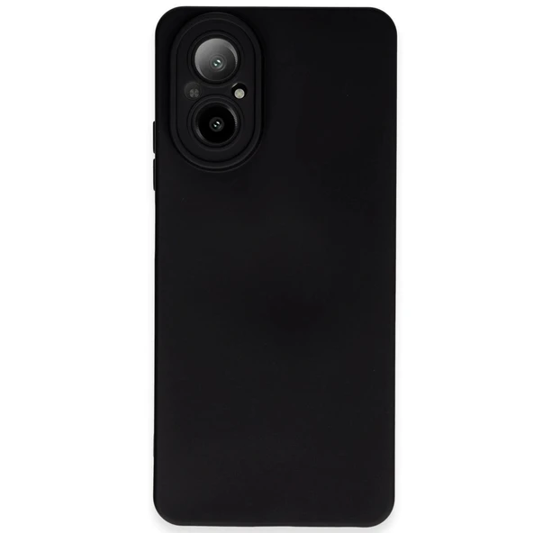 Realme 12 Lite Kılıf Nano İçi Kadife Silikon - Siyah ürün görseli 1