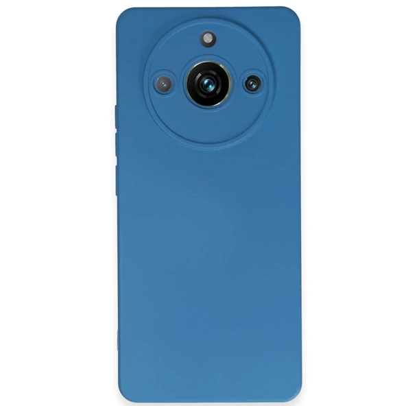 Realme 11 Pro Kılıf Nano İçi Kadife Silikon - Mavi ürün görseli 1