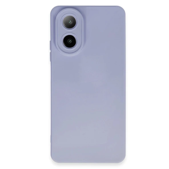 Oppo A38 Kılıf Nano İçi Kadife Silikon - Lila ürün görseli 1