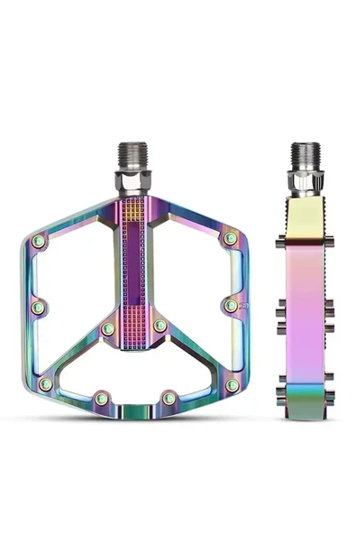 Forte Gt Alüminyum Platform Bisiklet Pedalı Rainbow XBYC-1818 ürün görseli 1