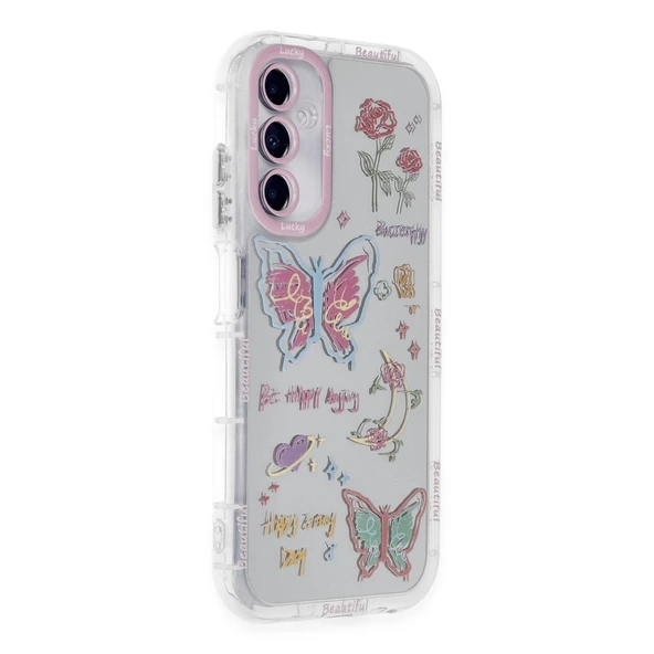 Samsung Galaxy A25 5g Kılıf Reflexion Desenli Kapak - Desen 8 ürün görseli 1