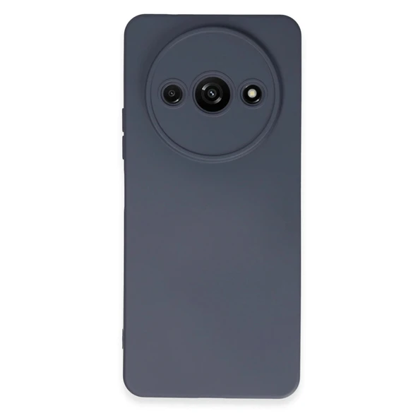 Xiaomi Redmi A3 4g Kılıf Nano İçi Kadife Silikon - Gri ürün görseli 1