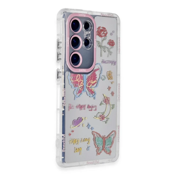 Samsung Galaxy S23 Ultra Kılıf Reflexion Desenli Kapak - Desen 8 ürün görseli 1