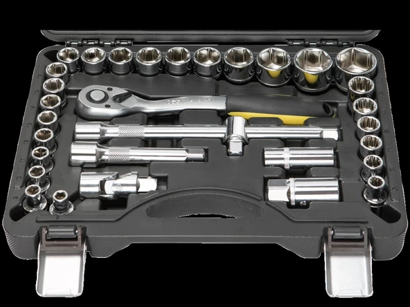 NT Tools NCSET32 32 Parça 1/2" Altı Ve 12 Köşe CR-V Lokma Seti ürün görseli 1