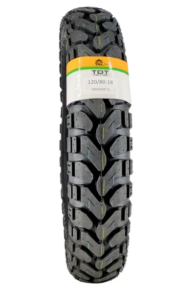 TDT TYRES HERO X PULSE ARKA LASTİK 120/80-18 TL (TUBELESS - DUBLEKS) ürün görseli 1