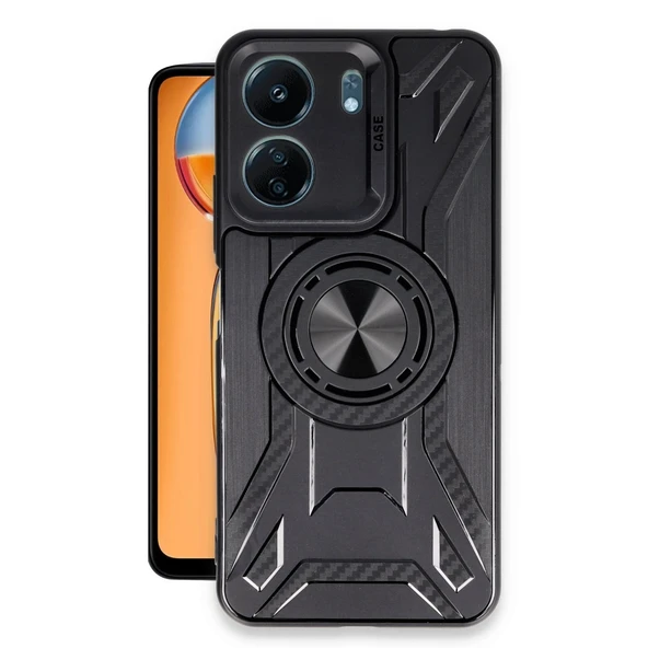 Xiaomi Redmi 13c Kılıf Lincoln Silikon - Siyah ürün görseli 1
