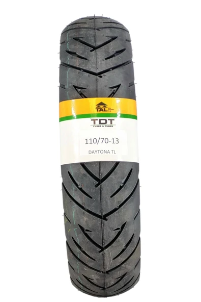 TDT TYRES 110/70-13 TL (TUBELESS - DUBLEKS) MOTOSİKLET LASTİĞİ ürün görseli 1