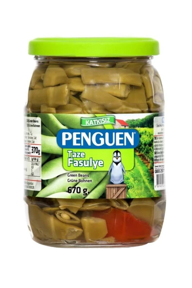 Penguen Taze Fasulye 670 gr ürün görseli 1