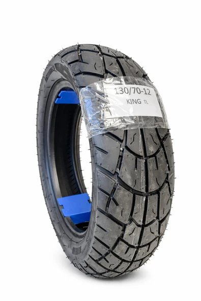 TDT TYRES 130-70-12 TL DUBLEKS KING MOTOSİKLET LASTİĞİ ön/arka ürün görseli 1