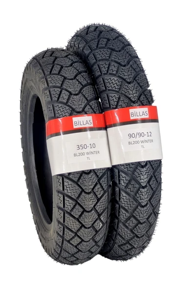 Billas Activa S-spacy-spontini-alpha Lastik 3/50-10 Ve 90/90-12 Takım Tl (TUBELESS - DUBLEKS) ürün görseli 1
