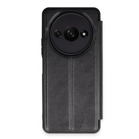 Xiaomi Redmi A3 4g Kılıf Flip Cover - Siyah ürün görseli 1
