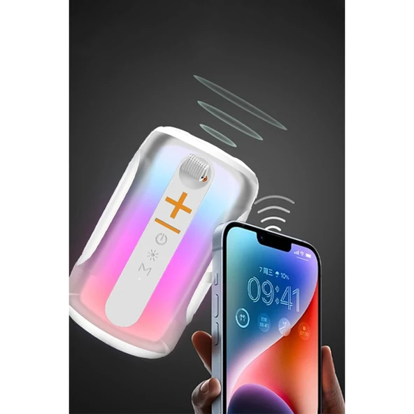 Pluse 8 Rgb Kablosuz Hoparlör - Siyah - Resim 3