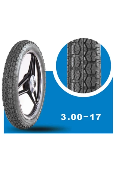 IRAN YASA TIRE&RUBBER Tvs Apache,küba Rx9, Mondial Drift L, Bajaj Pulsar/boxer, 300-17 Tt Lastik ürün görseli 1