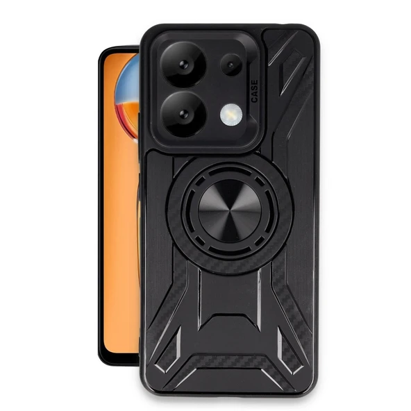 Xiaomi Redmi Note 13 Pro 4g Kılıf Lincoln Silikon - Siyah ürün görseli 1
