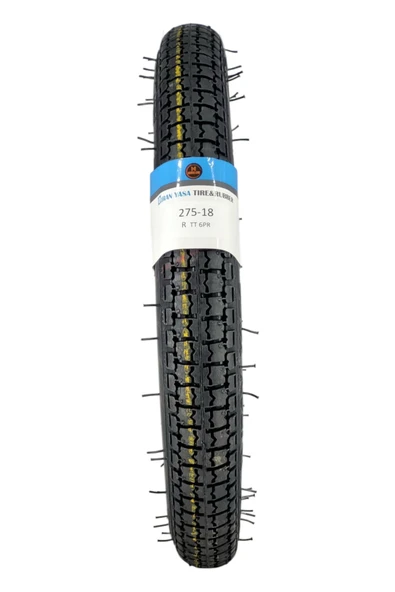 IRAN YASA TIRE&RUBBER MOTOSİKLET LASTİK 275-18 TT (TUBETYPE - İÇ LASTİKLİ TİP) ürün görseli 1